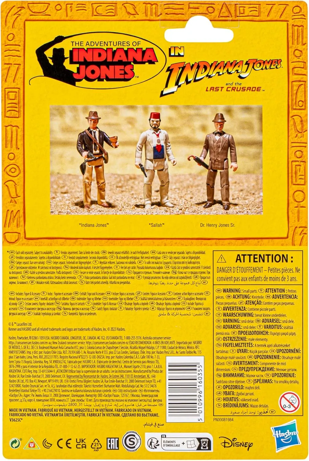 Hasbro Toys Hasbro Indiana Jones Retro Collection - Dr. Henry Jones Action Figure (F6084)