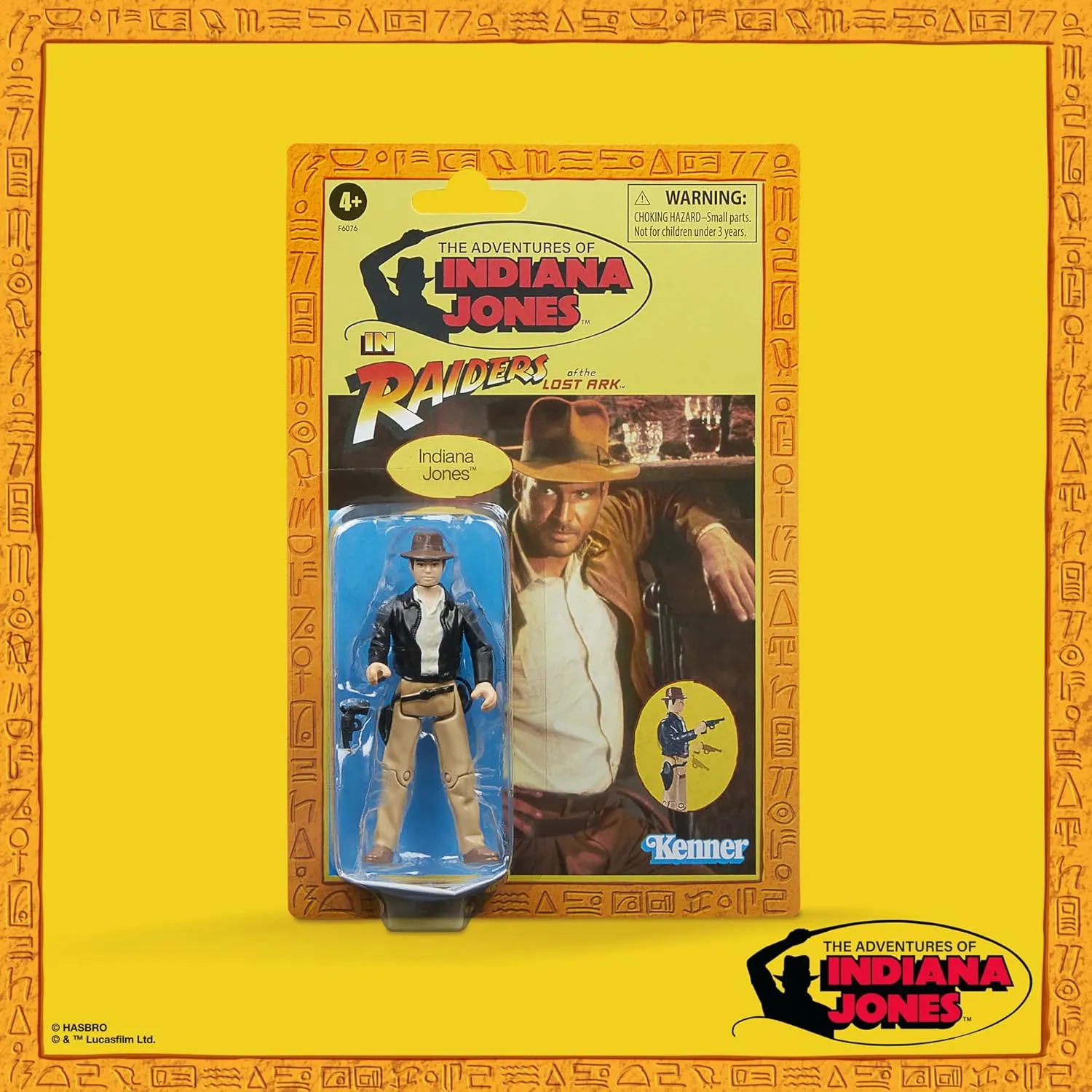 Hasbro Toys Hasbro Indiana Jones Retro Collection Raiders of the Lost Ark - Indiana Jones Action Figure (F6076)