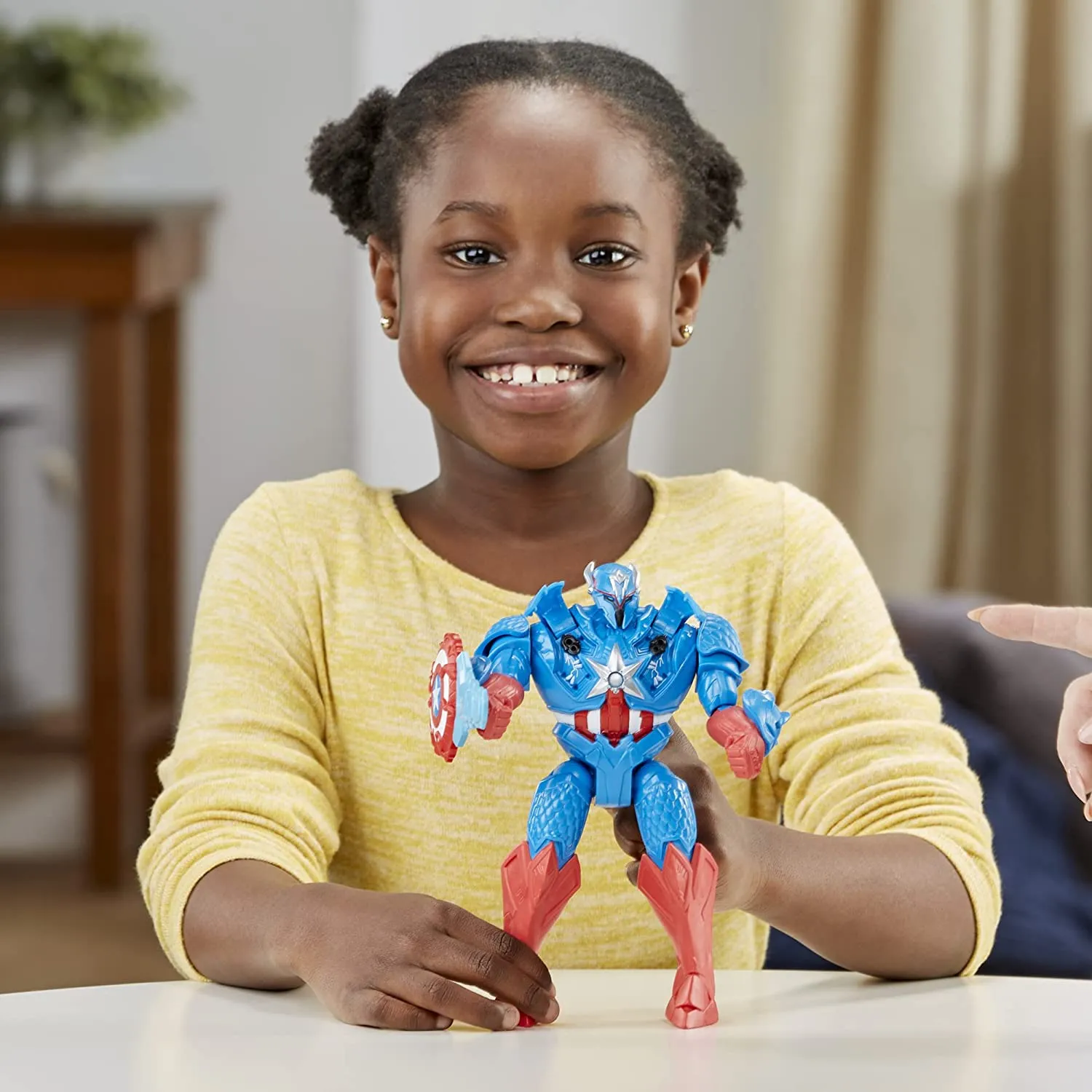 Hasbro Toys Hasbro Marvel Avengers Mech Strike Monster Hunters Hunter Suit Captain America T