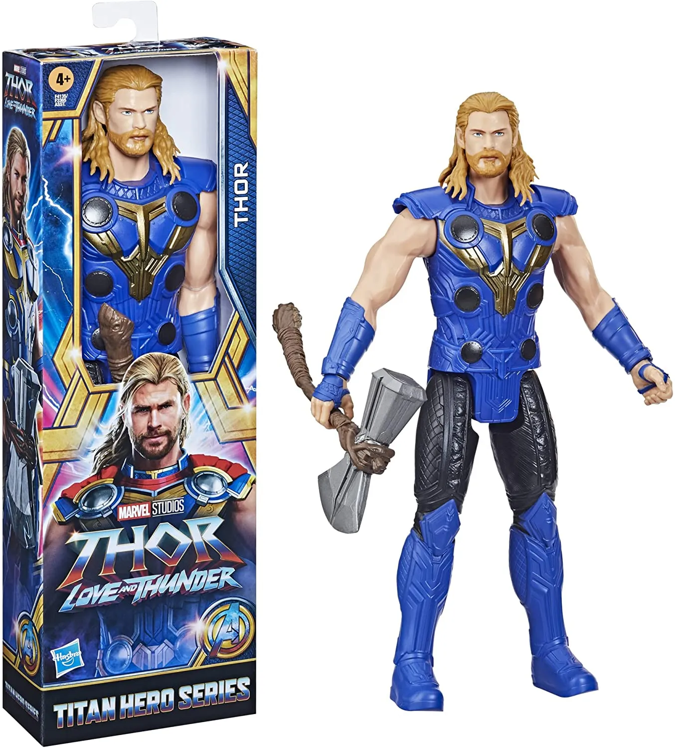 Hasbro Toys Hasbro Marvel Avengers Titan Hero Series Thor Toy, 30-cm-scale Thor: Love and Th