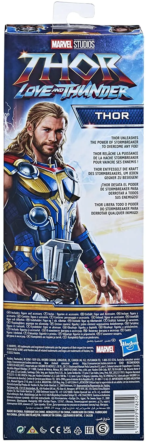 Hasbro Toys Hasbro Marvel Avengers Titan Hero Series Thor Toy, 30-cm-scale Thor: Love and Th