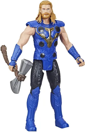 Hasbro Toys Hasbro Marvel Avengers Titan Hero Series Thor Toy, 30-cm-scale Thor: Love and Th
