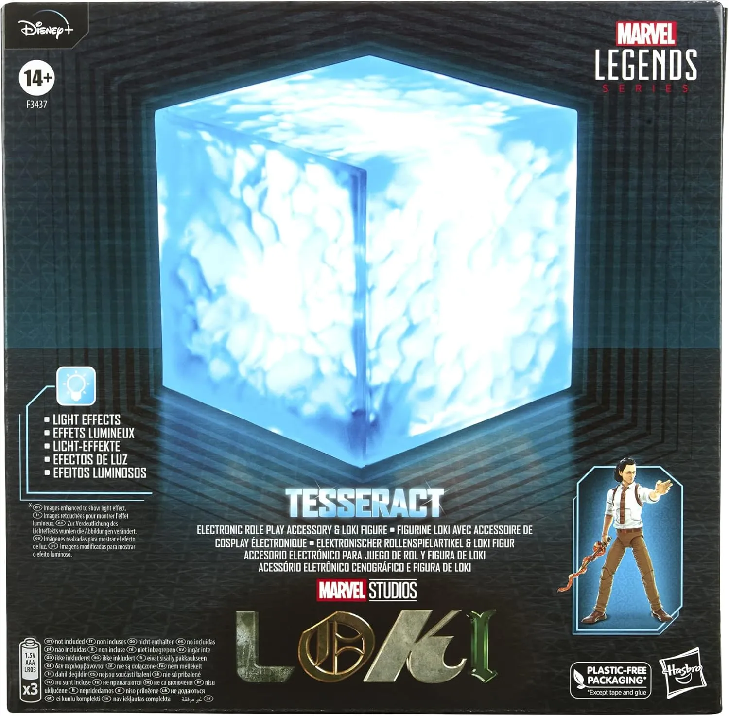 Hasbro Toys Hasbro Marvel Legends Loki Series - Tesseract Electronic Role Play Accessory with Light FX (F3437)