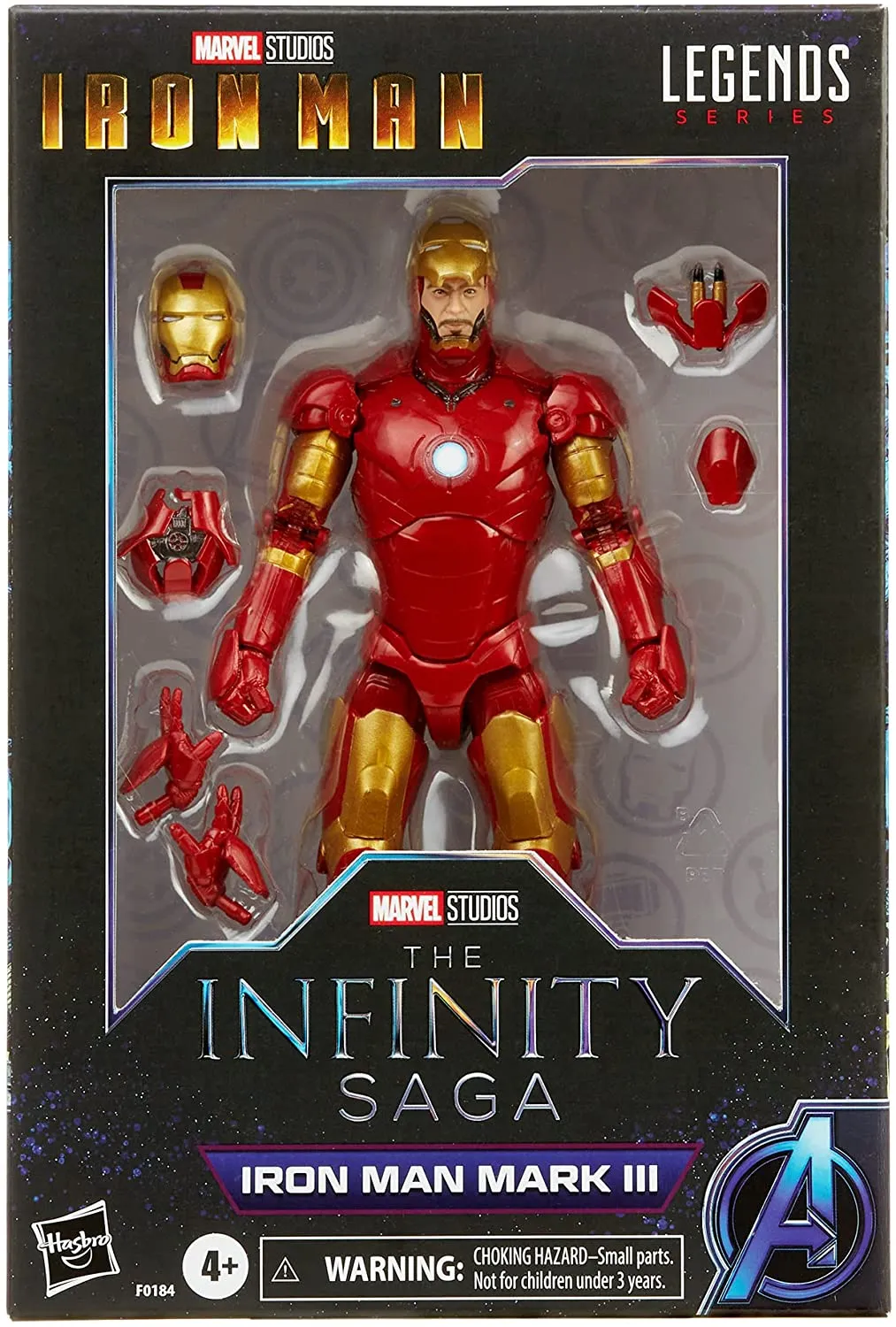 Hasbro Toys Hasbro Marvel Legends Series 15-cm-scale Action Figure Toy Iron Man Mark 3, Includes Premium Design and 5 Accessories