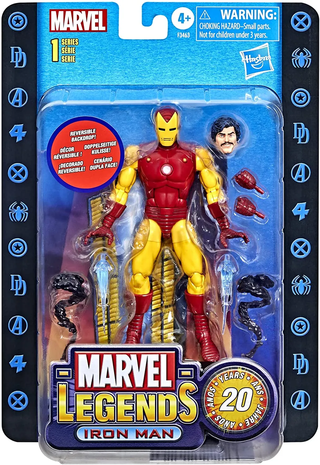 Hasbro Toys Hasbro Marvel Legends Series 20th Anniversary Series 1 Iron Man 6-Inch Action Fi