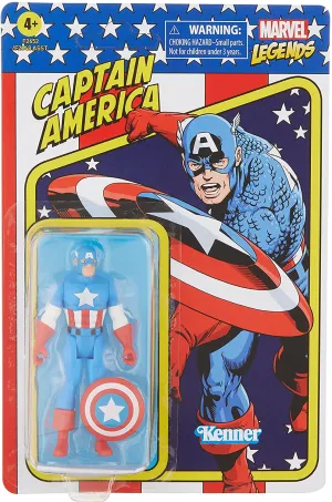 Hasbro Toys Hasbro Marvel Legends Series 3.75-inch Retro 375 Collection Captain America Action Figure Toy