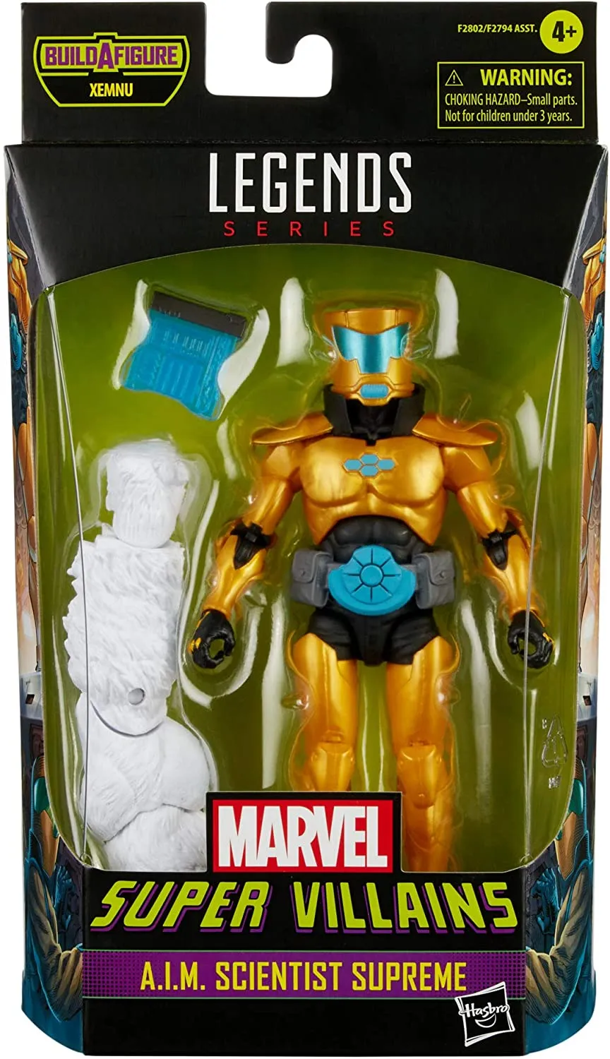 Hasbro Toys Hasbro Marvel Legends Series 6-inch Collectible Action A.I.M. Scientist Supreme Figure and 1 Accessory and 1 Build-A-Figure Part