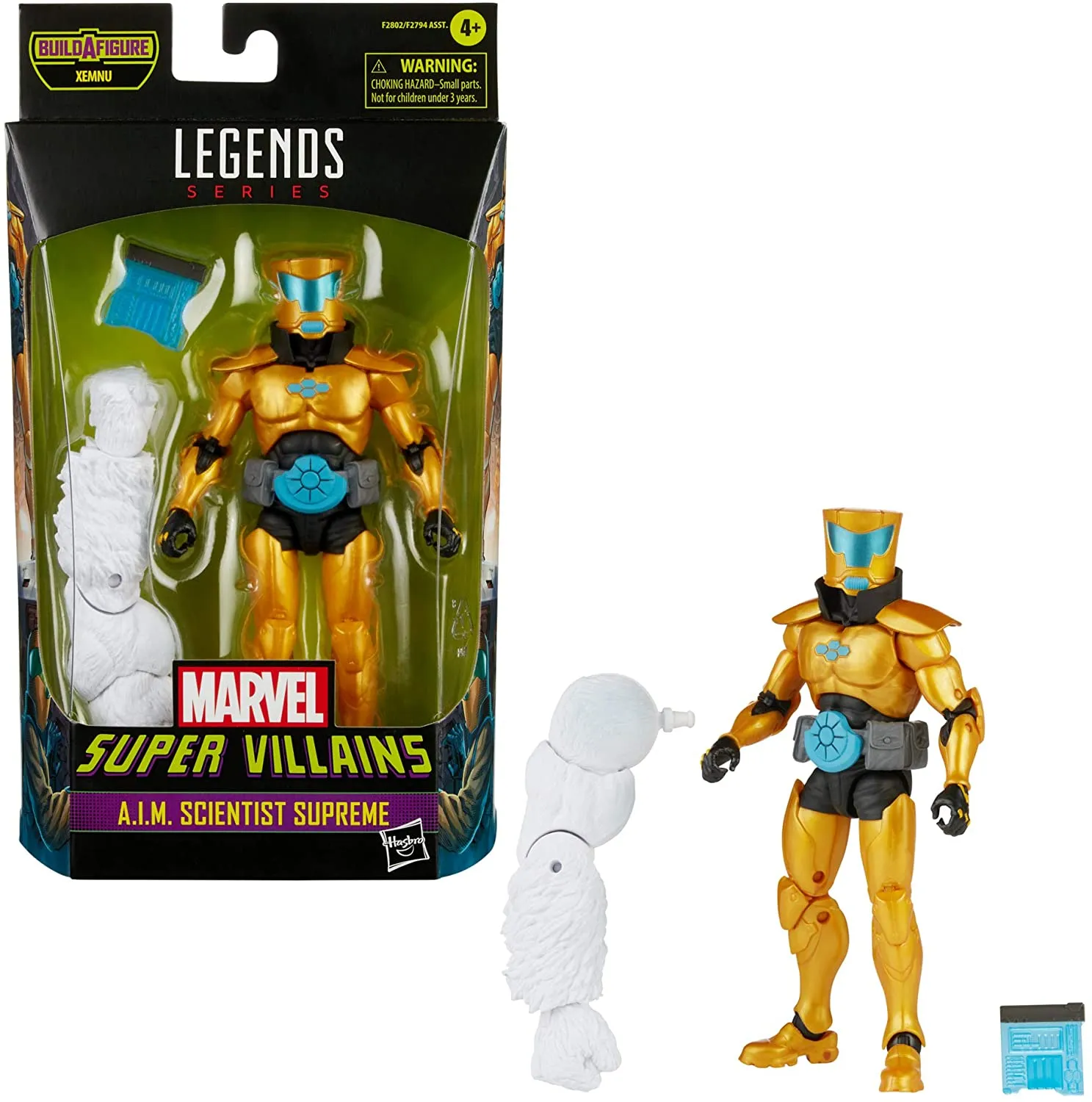 Hasbro Toys Hasbro Marvel Legends Series 6-inch Collectible Action A.I.M. Scientist Supreme Figure and 1 Accessory and 1 Build-A-Figure Part