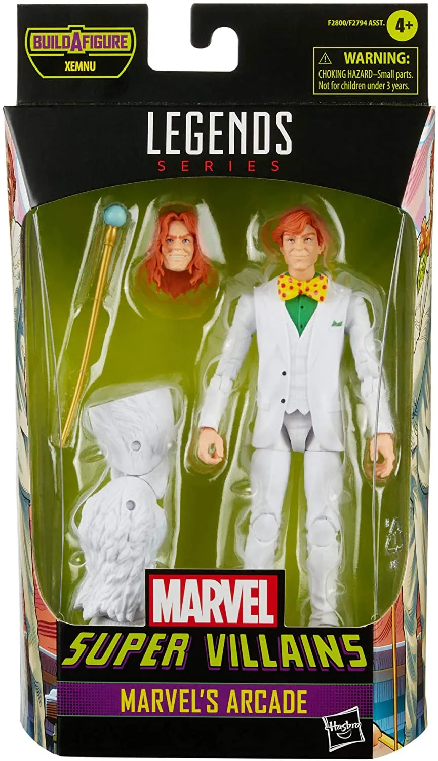 Hasbro Toys Hasbro Marvel Legends Series 6-inch Collectible Marvel's Arcade Action Figure and 2 Accessories