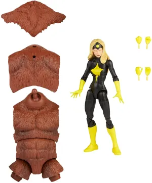 Hasbro Toys Hasbro Marvel Legends Series 6-inch Darkstar Action Figure Toy, Premium Design and Articulation, Includes 2 Accessories and 1 Build-A-Figure Part Multicolor, F2590