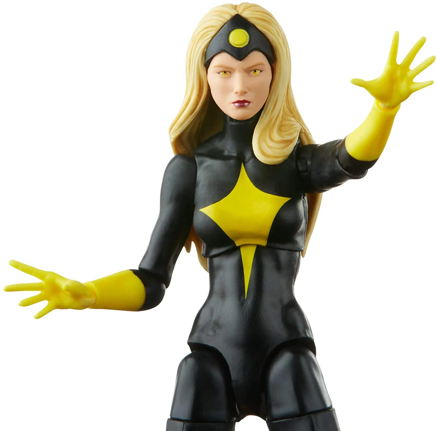 Hasbro Toys Hasbro Marvel Legends Series 6-inch Darkstar Action Figure Toy, Premium Design and Articulation, Includes 2 Accessories and 1 Build-A-Figure Part Multicolor, F2590