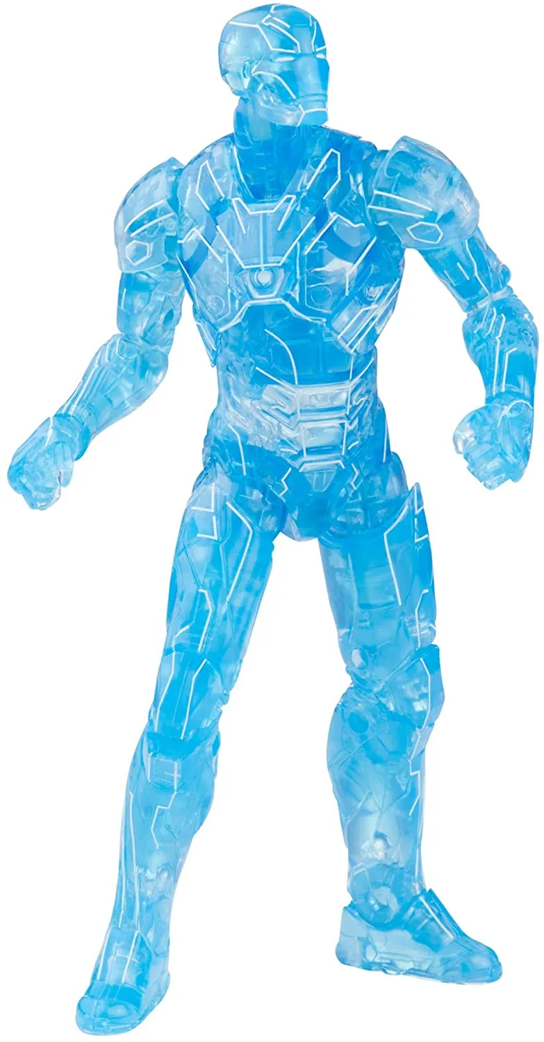 Hasbro Toys Hasbro Marvel Legends Series 6-inch Hologram Iron Man Action Figure Toy, Premium Design and Articulation Includes 2 Accessories and 1 Build-A-Figure Part Multicolor, F0358
