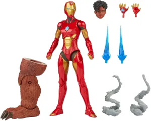 Hasbro Toys Hasbro Marvel Legends Series 6-inch Ironheart Action Figure Toy, Premium Design and Articulation, Includes 5 Accessories and 1 Build-A-Figure Part Multicolor, F0360