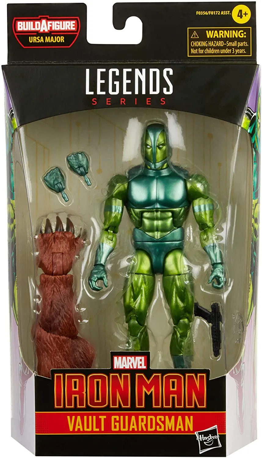 Hasbro Toys Hasbro Marvel Legends Series 6-inch Vault Guardsman Action Figure Toy, Includes 3 Accessories and Build-A-Figure Part, Premium Design and Articulation Multicolor, F0356