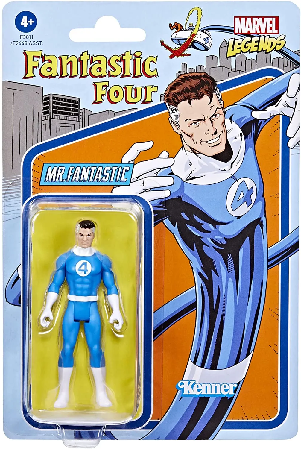 Hasbro Toys Hasbro Marvel Legends Series 9.5 cm Retro 375 Collection Mr. Fantastic Action Fi