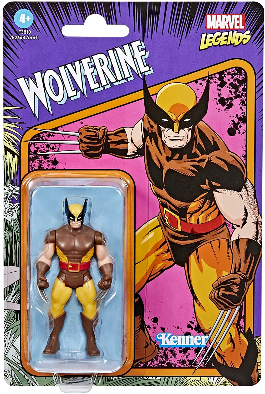 Hasbro Toys Hasbro Marvel Legends Series 9.5 cm Retro 375 Collection Wolverine Action Figure