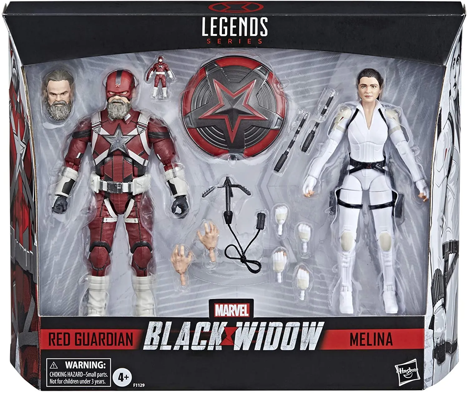 Hasbro Toys Hasbro Marvel Legends Series Avengers 6-inch Scale Red Guardian & Melina Vostkoff Figure 2-Pack, For Kids Age 4 And Up no color