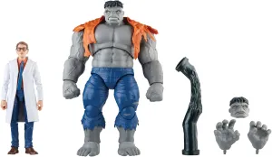 Hasbro Toys Hasbro Marvel Legends Series Avengers 60th Anniversary - Gray Hulk and Dr. Bruce Banner Action Figures (F7084)