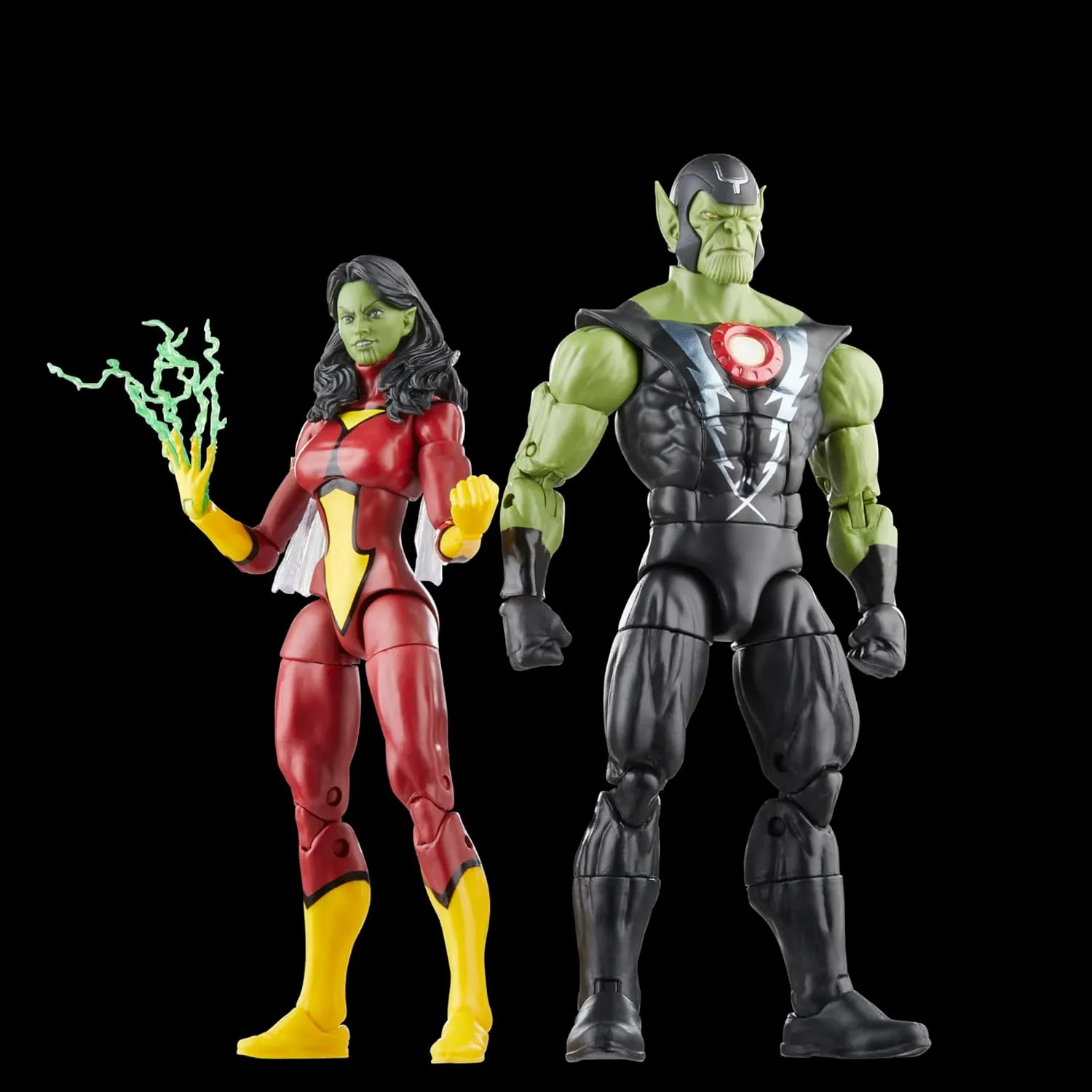 Hasbro Toys Hasbro Marvel Legends Series Avengers 60th Anniversary - Skrull Queen and Super-Skrull Action Figure Set (F7085)