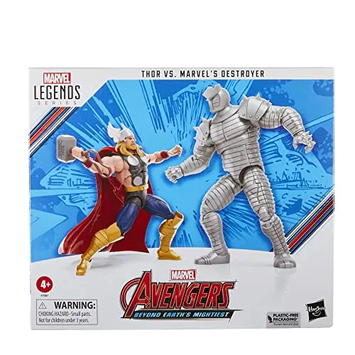 Hasbro Toys Hasbro Marvel Legends Series Avengers 60th Anniversary - Thor vs. Marvel's Destroyer Action Figure Set (F7087)