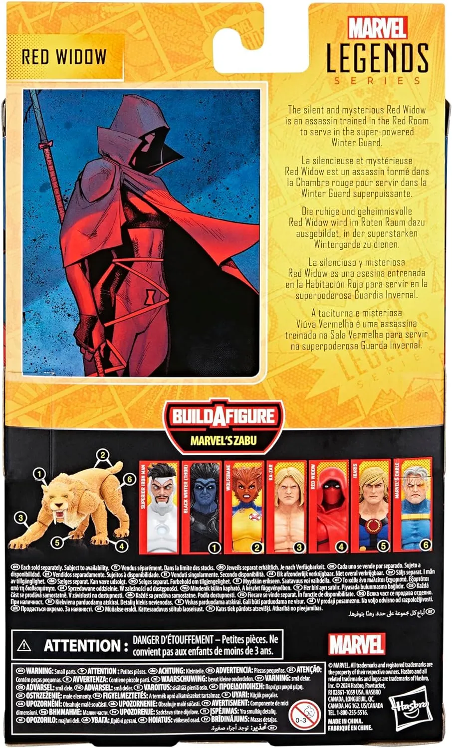 Hasbro Toys Hasbro Marvel Legends Series Avengers - Red Widow Action Figure (F9076)