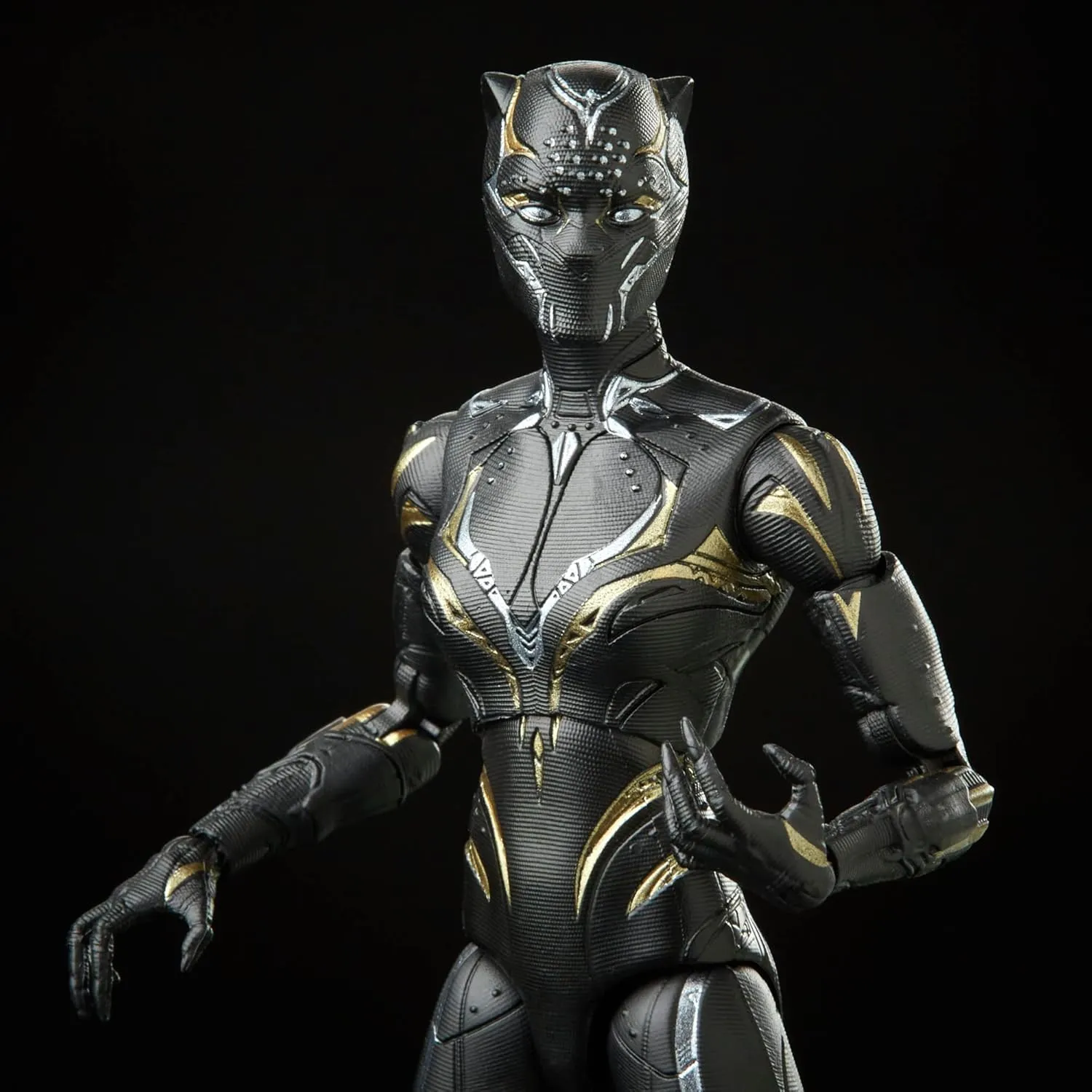 Hasbro Toys Hasbro Marvel Legends Series Black Panther Action Figure - 6-Inch-Scale Collectible with Swappable Hands