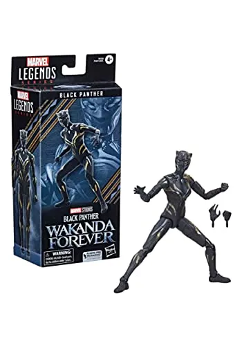 Hasbro Toys Hasbro Marvel Legends Series Black Panther Action Figure - 6-Inch-Scale Collectible with Swappable Hands