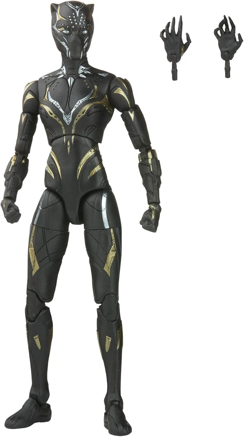 Hasbro Toys Hasbro Marvel Legends Series Black Panther Action Figure - 6-Inch-Scale Collectible with Swappable Hands