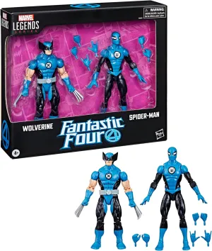 Hasbro Toys Hasbro Marvel Legends Series Fantastic Four - Wolverine and Spider-Man Action Figure 2-Pack (ML-FF02)