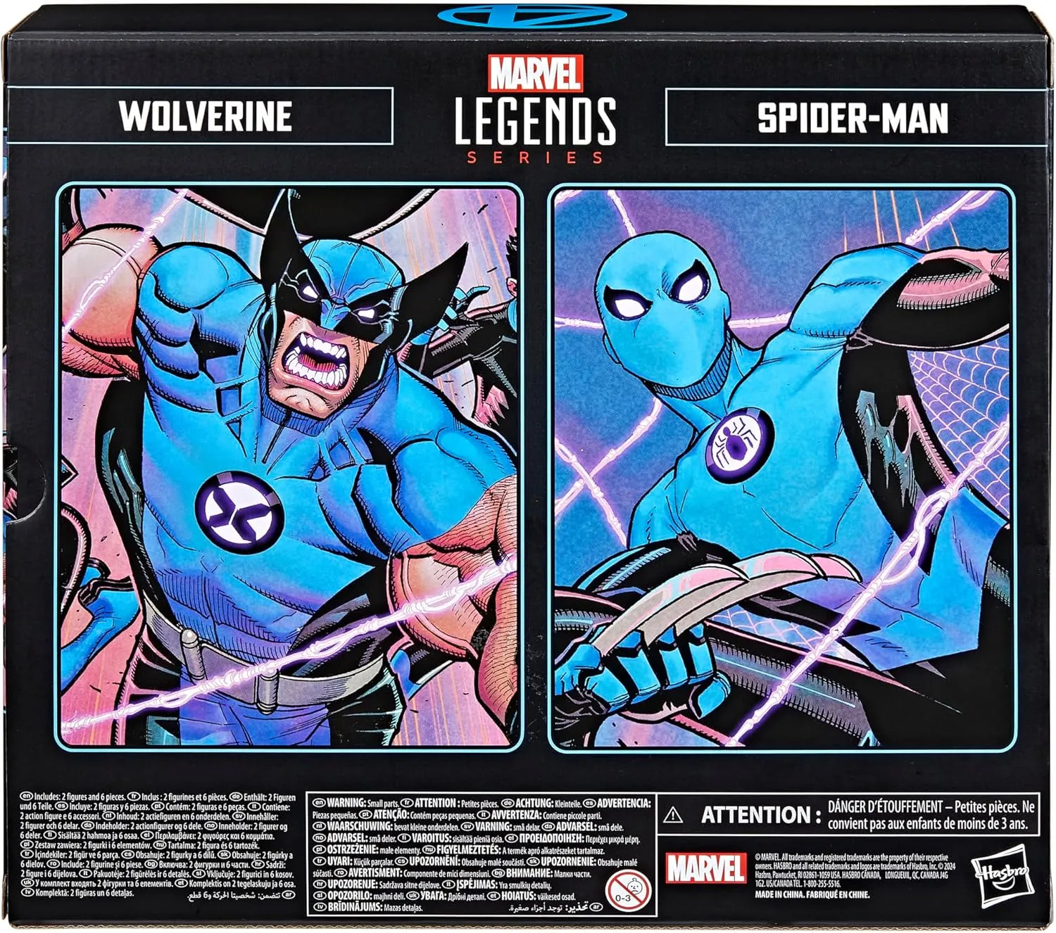 Hasbro Toys Hasbro Marvel Legends Series Fantastic Four - Wolverine and Spider-Man Action Figure 2-Pack (ML-FF02)