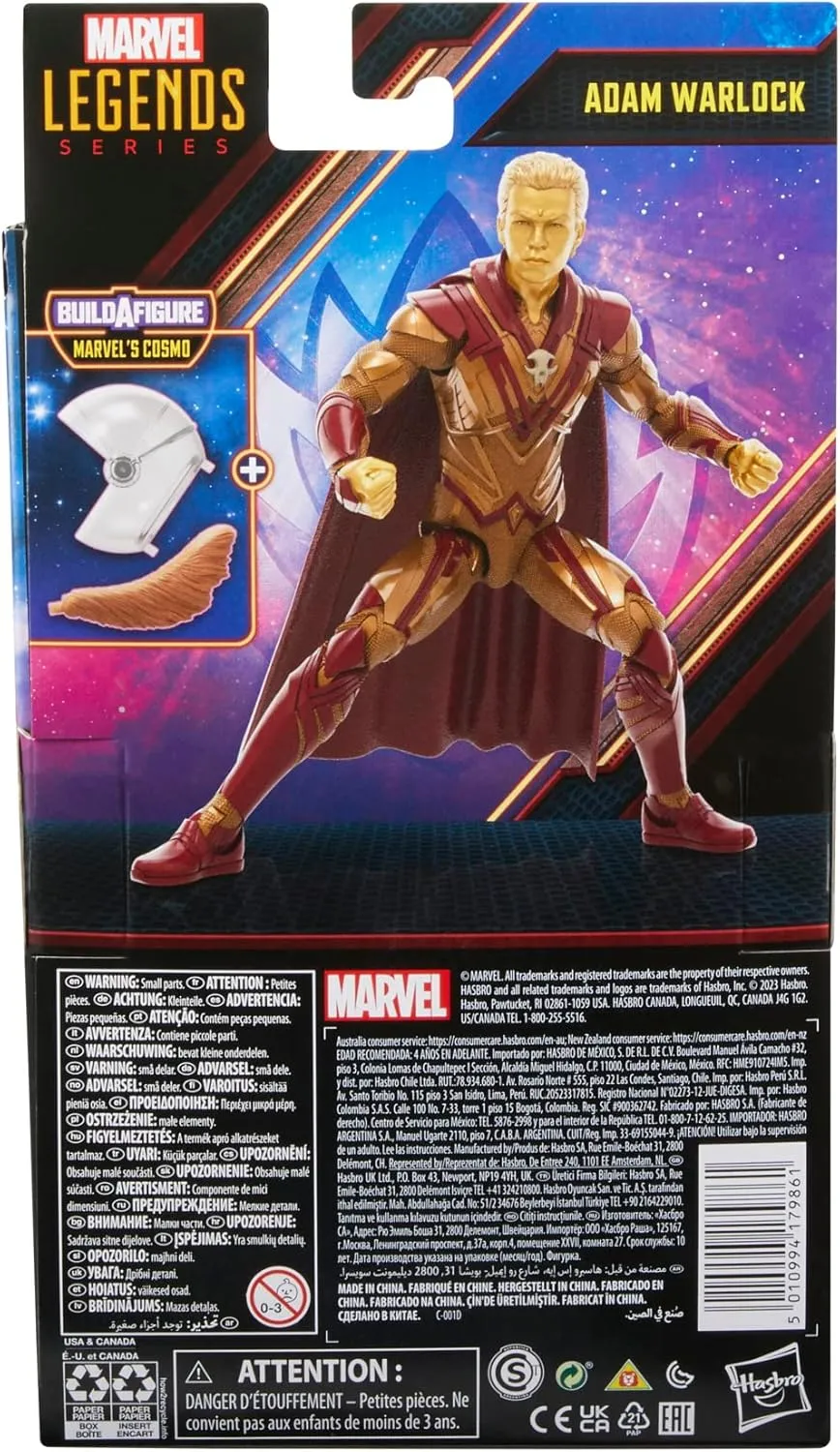 Hasbro Toys Hasbro Marvel Legends Series Guardians of the Galaxy Vol. 3 - Adam Warlock 6-Inch Action Figure (F6609)