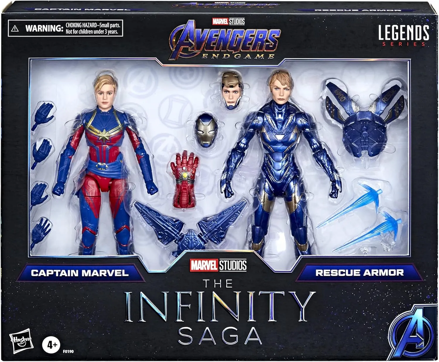 Hasbro Toys Hasbro Marvel Legends Series Marvel Cinematic Universe - Captain Marvel & Rescue Armor Action Figure (F0190)