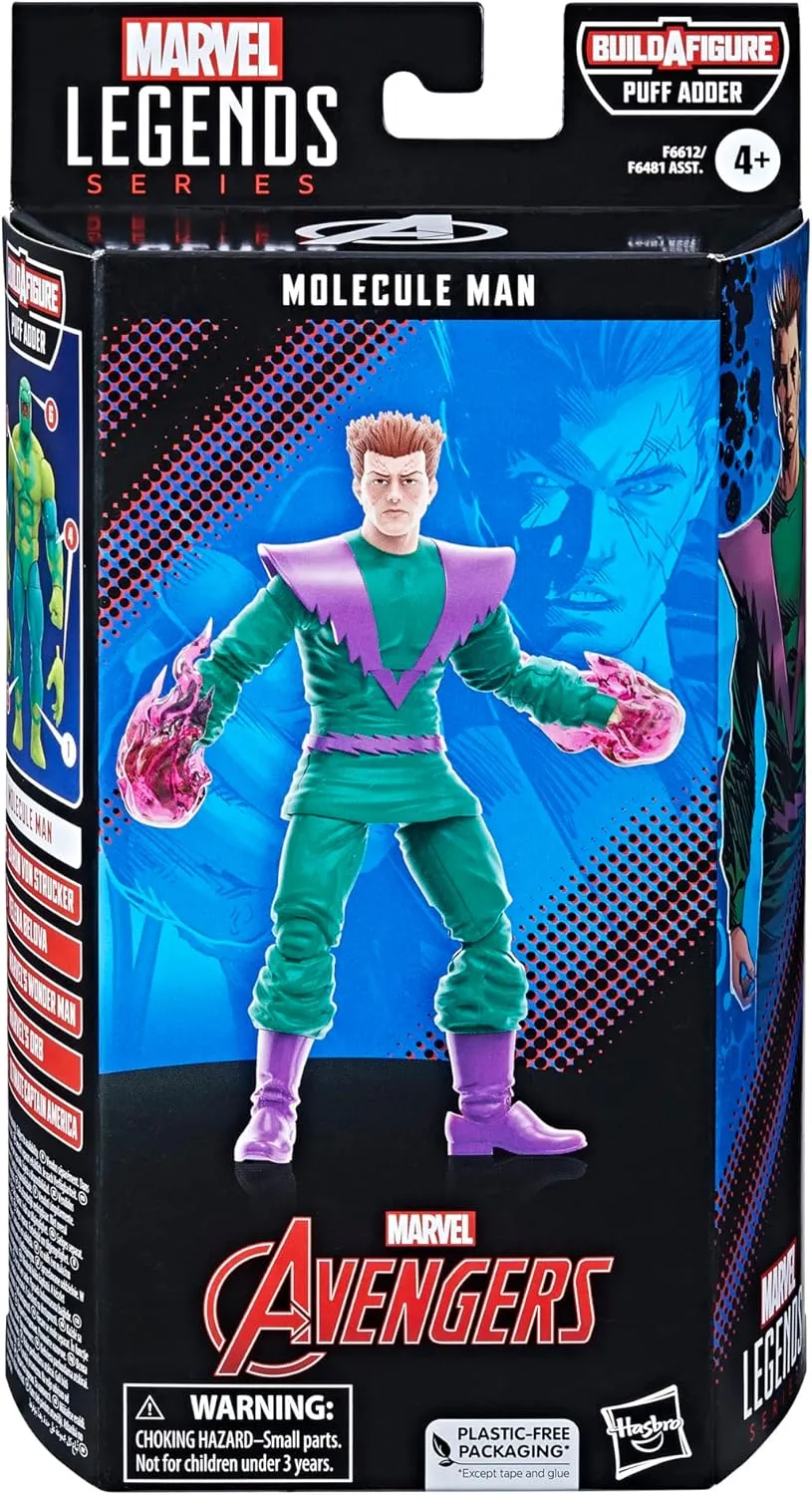 Hasbro Toys Hasbro Marvel Legends Series Marvel Classic Comic - Molecule Man Action Figure (F6612)