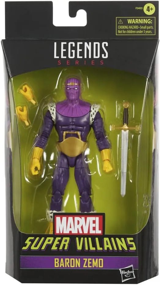 Hasbro Toys Hasbro Marvel Legends Series Marvel Comics - Baron Zemo Action Figure (HASF3433)