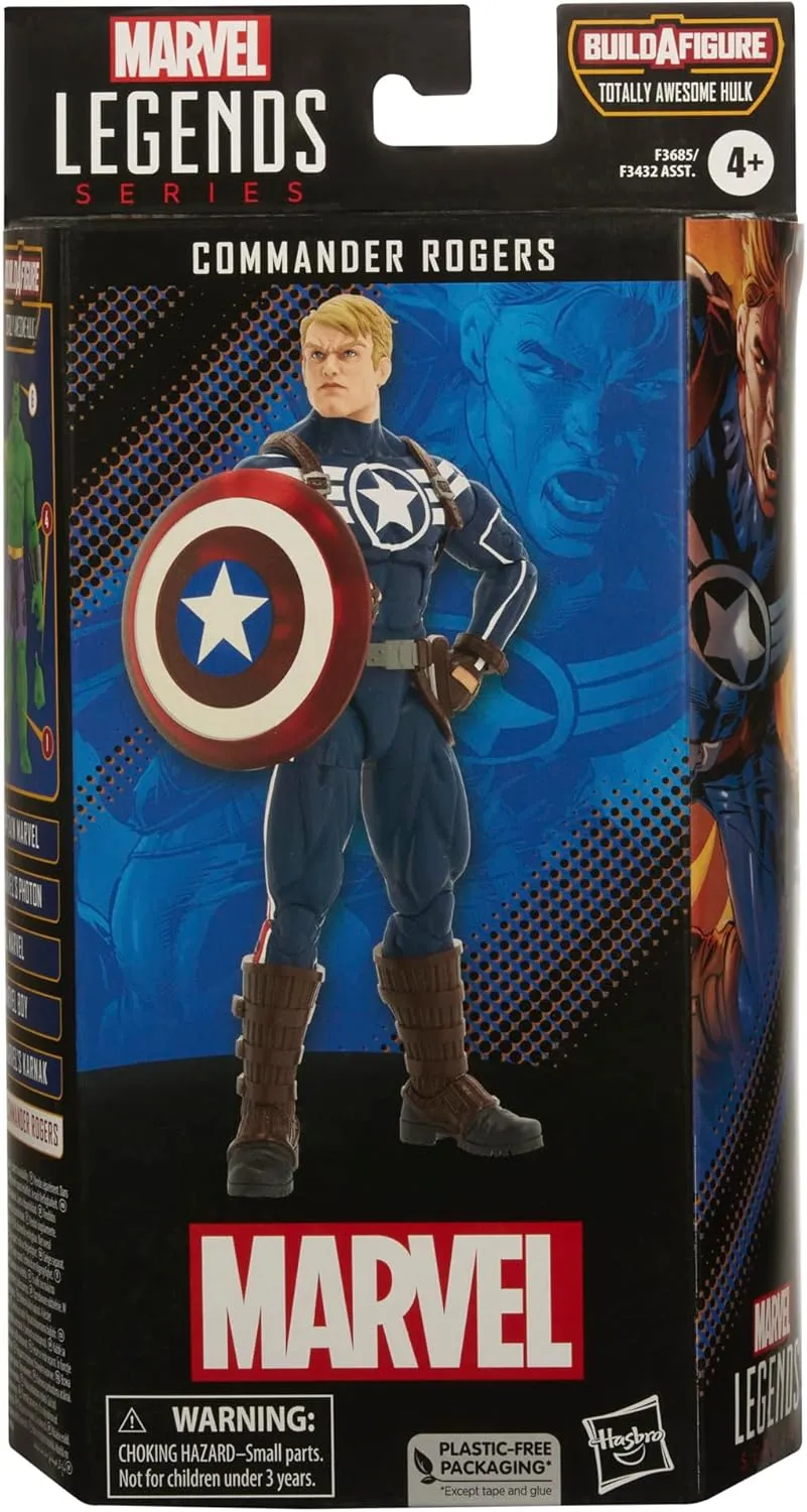 Hasbro Toys Hasbro Marvel Legends Series Marvel Comics - Commander Rogers 6-Inch Action Figure (F12345)