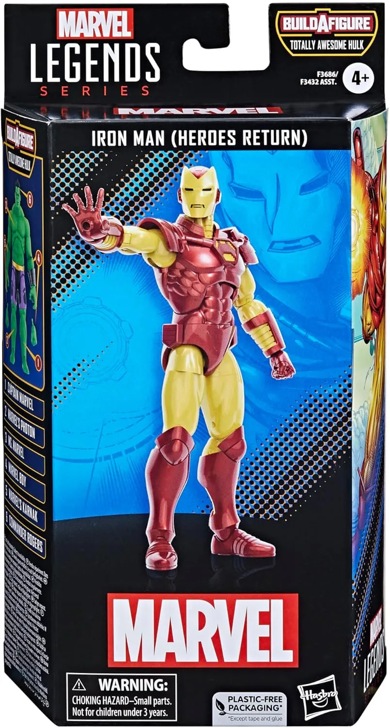 Hasbro Toys Hasbro Marvel Legends Series Marvel Comics - Iron Man (Heroes Return) 6-Inch Action Figure (F3686)
