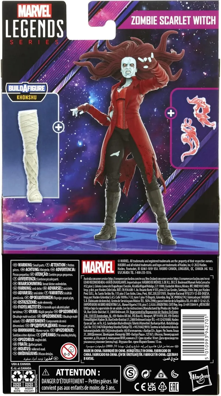 Hasbro Toys Hasbro Marvel Legends Series MCU Disney Plus - Zombie Scarlet Witch Action Figure (F3703)