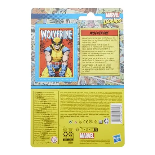 Hasbro Toys Hasbro Marvel Legends Series Retro 375 Collection - Wolverine Action Figure (F6698)