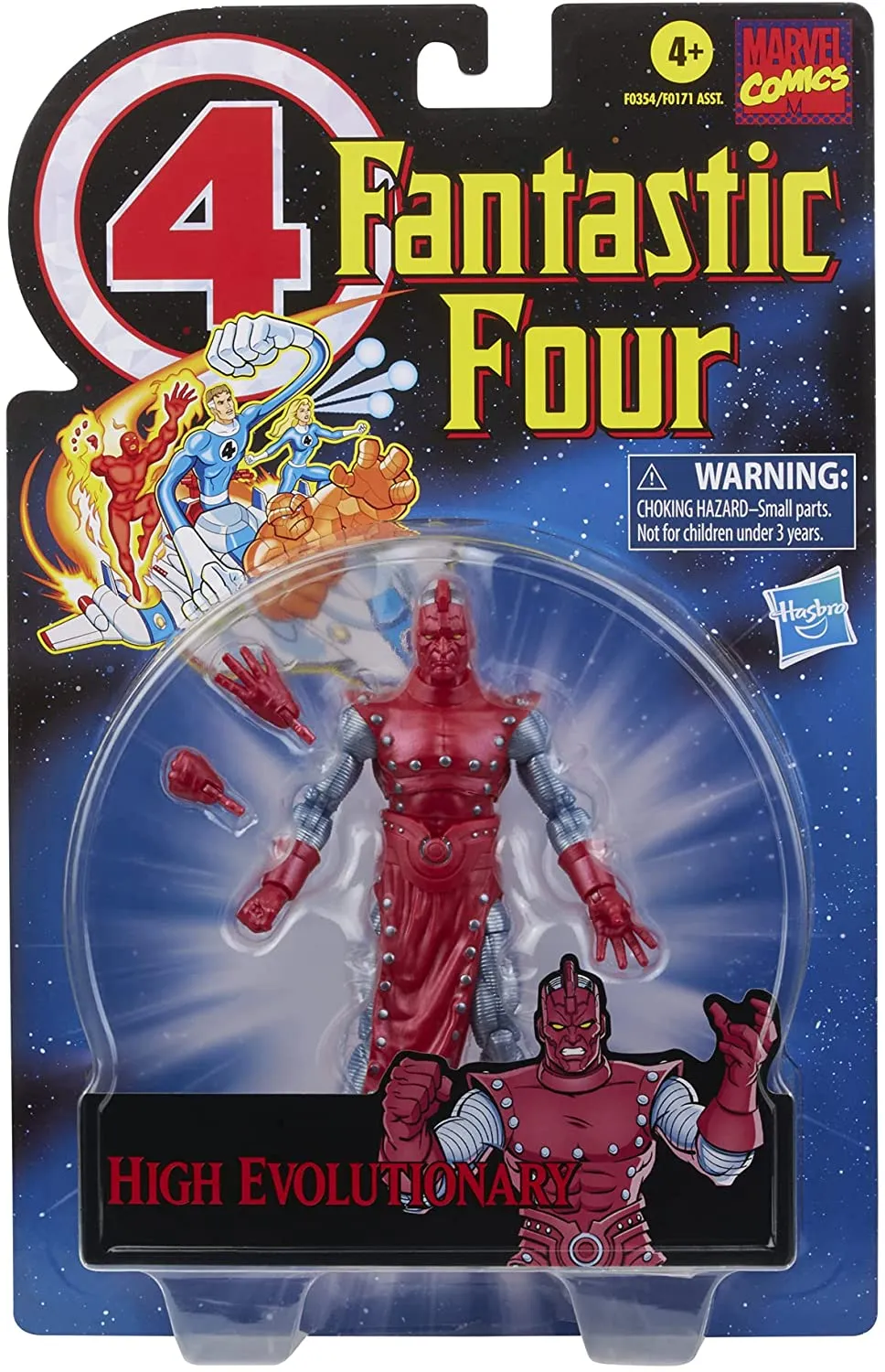 Hasbro Toys Hasbro Marvel Legends Series Retro Fantastic Four High Evolutionary 6-inch Actio