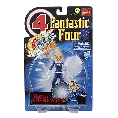 Hasbro Toys Hasbro Marvel Legends Series Retro Fantastic Four Marvel's Invisible Woman 6-inc