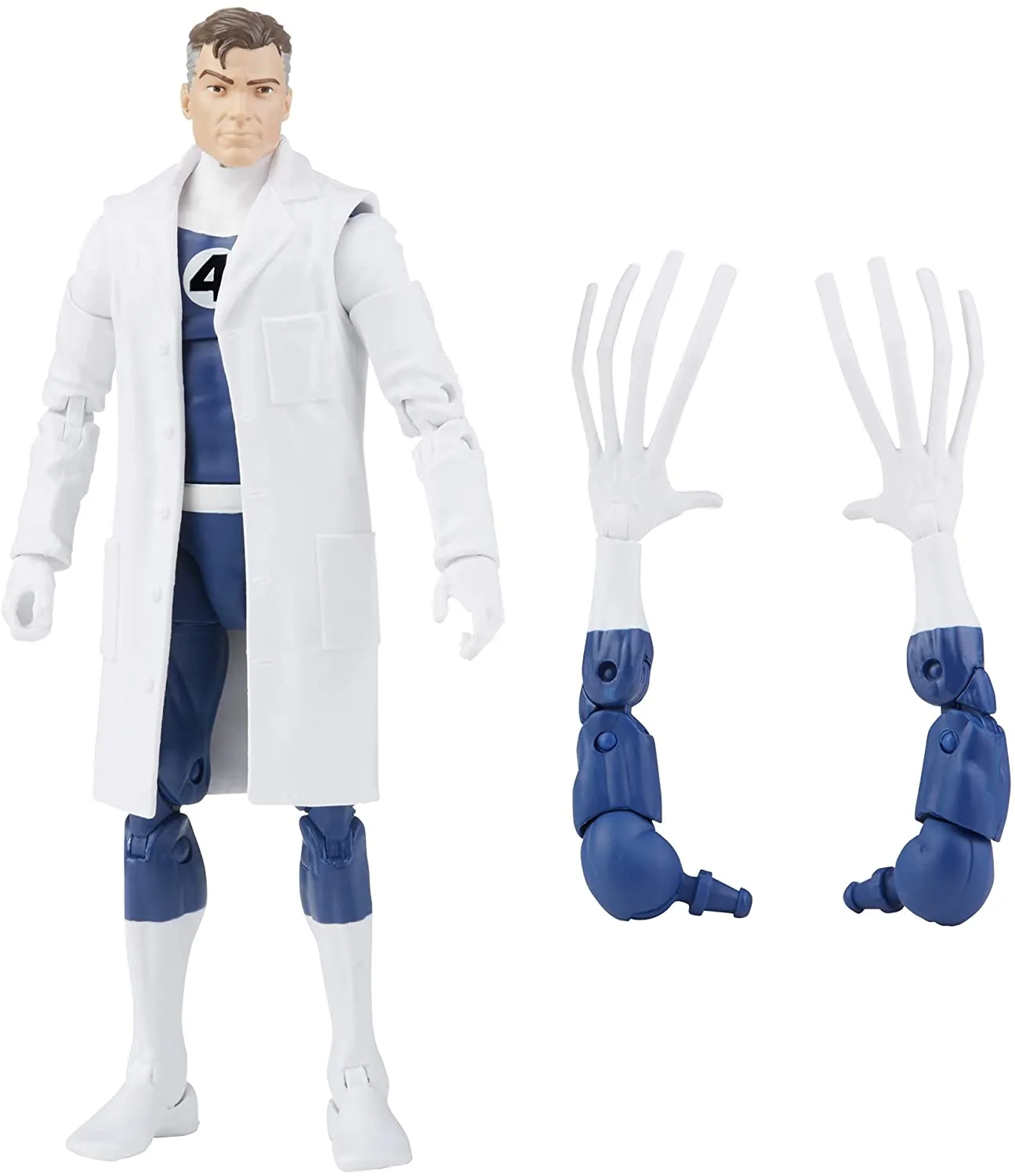 Hasbro Toys Hasbro Marvel Legends Series Retro Fantastic Four Mr. Fantastic 6-inch Action Fi