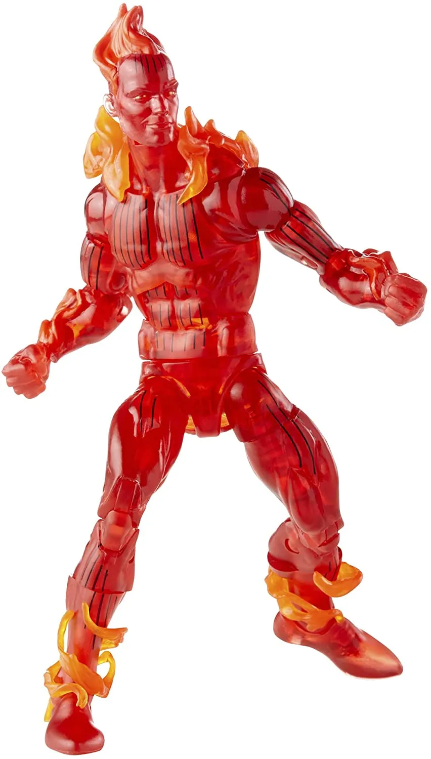 Hasbro Toys Hasbro Marvel Legends Series Retro Fantastic Four The Human Torch 6-inch Action