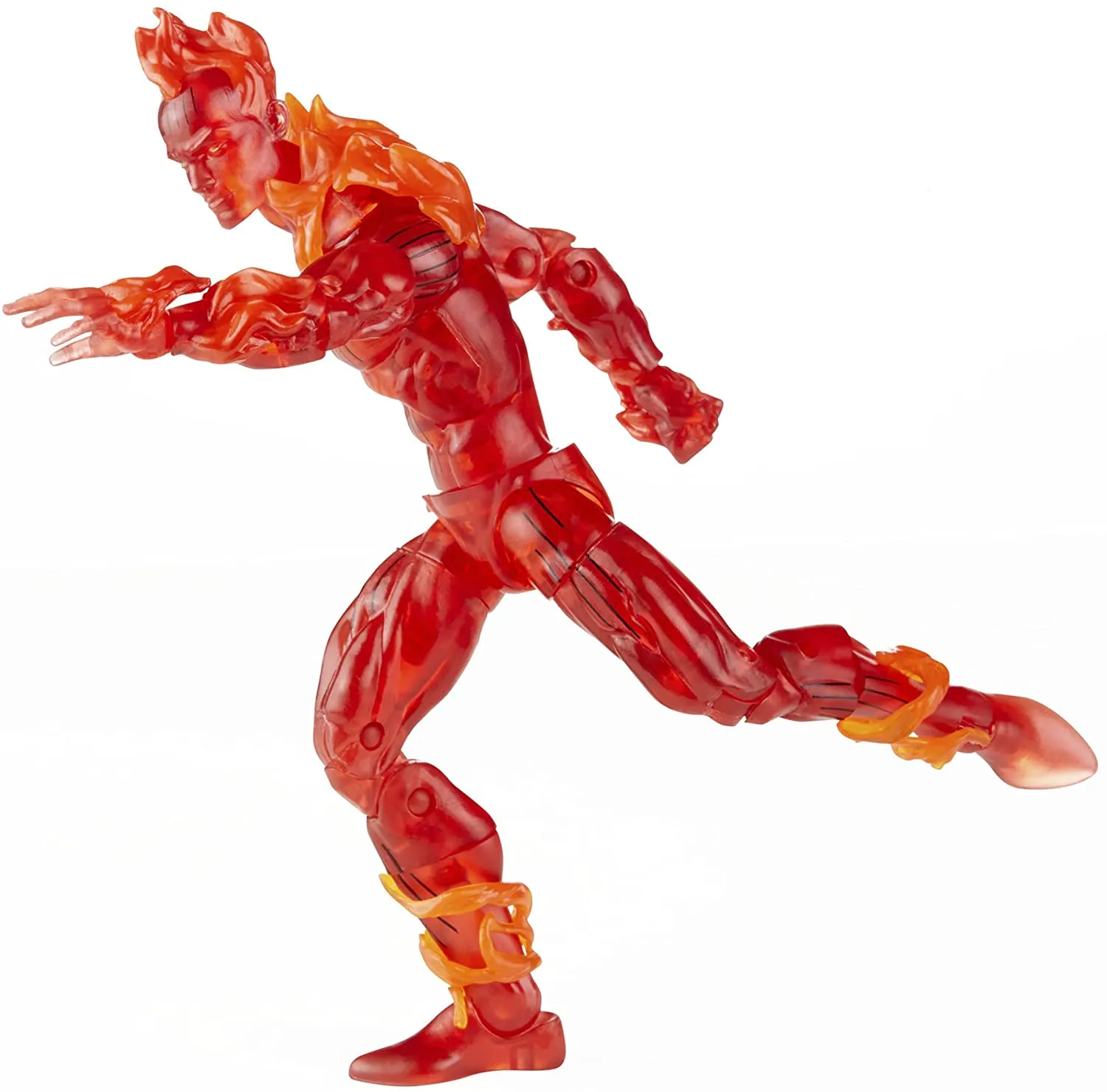 Hasbro Toys Hasbro Marvel Legends Series Retro Fantastic Four The Human Torch 6-inch Action