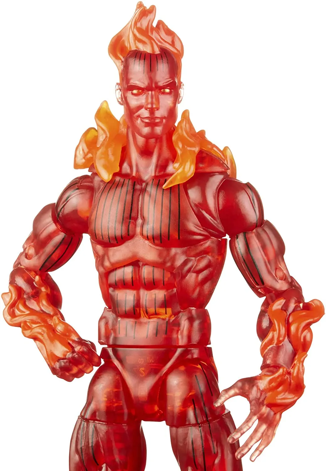 Hasbro Toys Hasbro Marvel Legends Series Retro Fantastic Four The Human Torch 6-inch Action