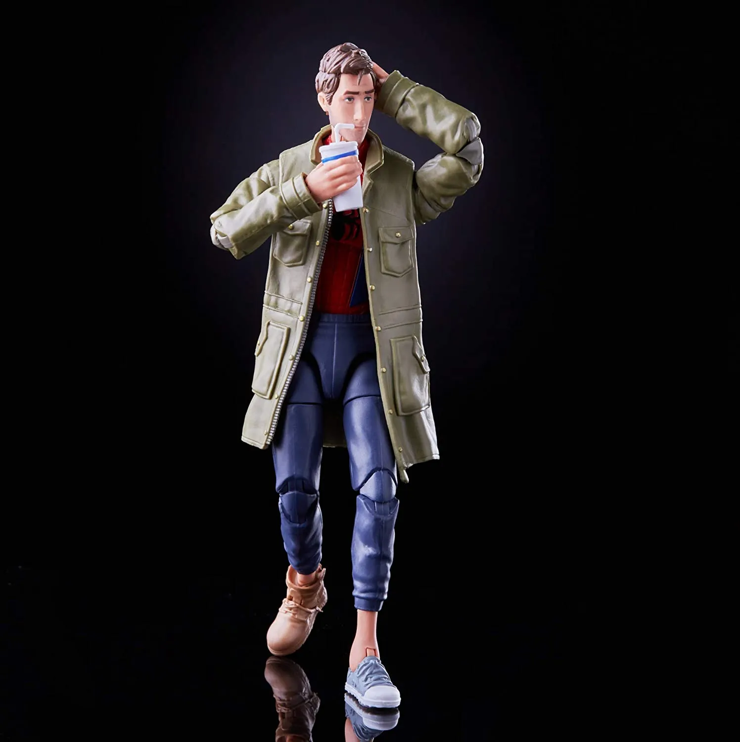 Hasbro Toys Hasbro Marvel Legends Series Spider-Man: Into the Spider-Verse Peter B. Parker 6-inch Collectible Action Figure Toy For Kids Age 4 and Up