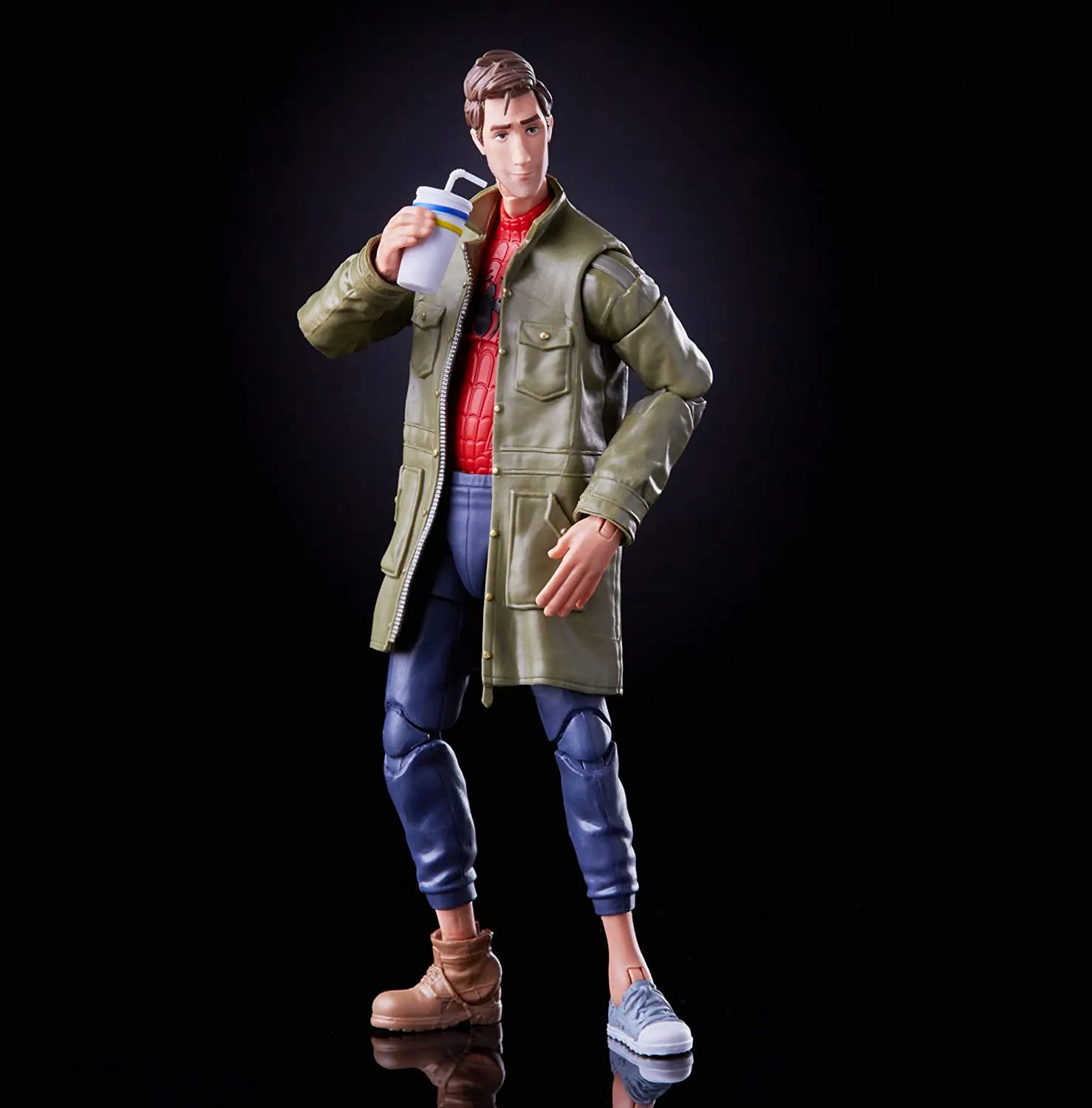 Hasbro Toys Hasbro Marvel Legends Series Spider-Man: Into the Spider-Verse Peter B. Parker 6-inch Collectible Action Figure Toy For Kids Age 4 and Up