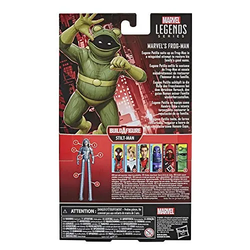 Hasbro Toys Hasbro Marvel Legends Series Spider-Man Marvels Frog-Man 6-inch Collectible Act