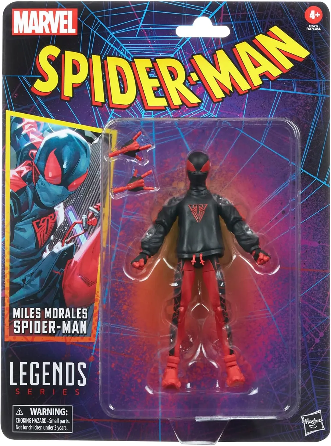 Hasbro Toys Hasbro Marvel Legends Series Spider-Man - Miles Morales Action Figure (F6571)
