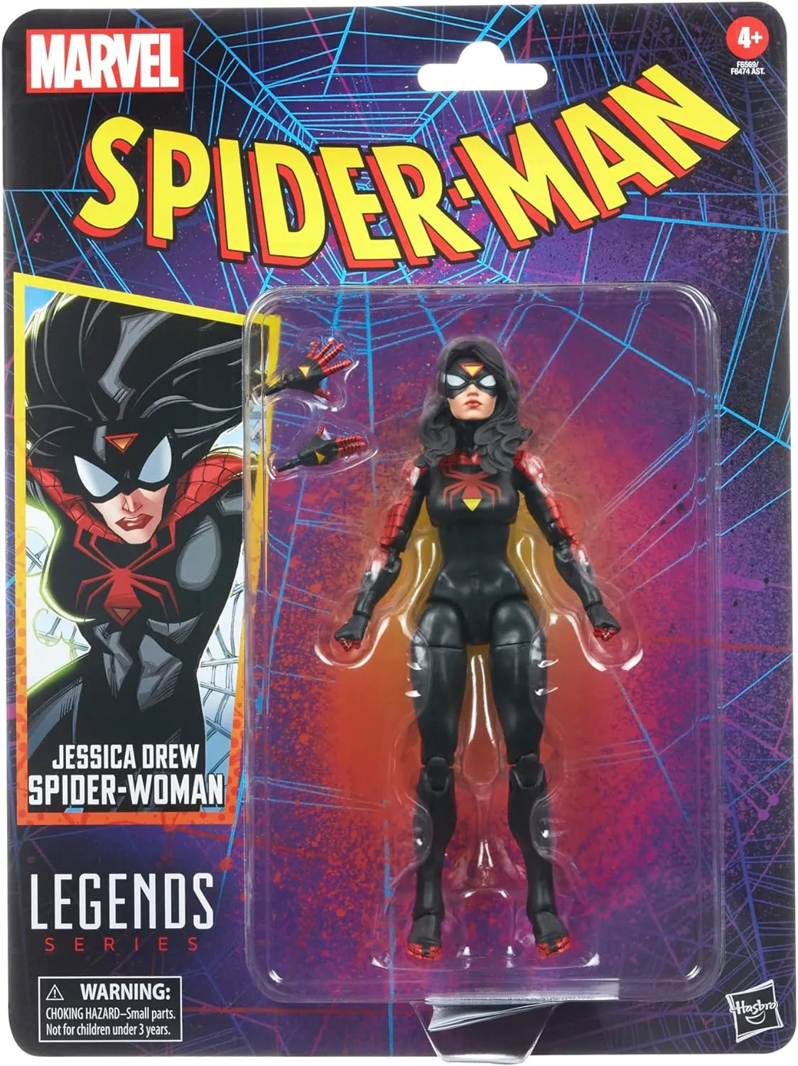Hasbro Toys Hasbro Marvel Legends Series Spider-Woman - Jessica Drew Action Figure (F6569)