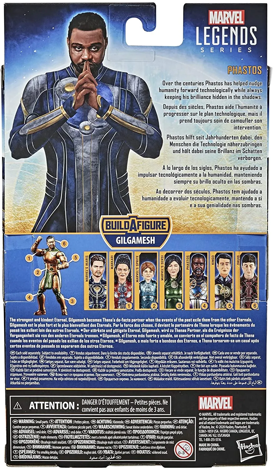 Hasbro Toys Hasbro Marvel Legends Series The Eternals 15-cm Action Figure Toy Phastos, Includes 2 Accessories, Ages 4 and Up